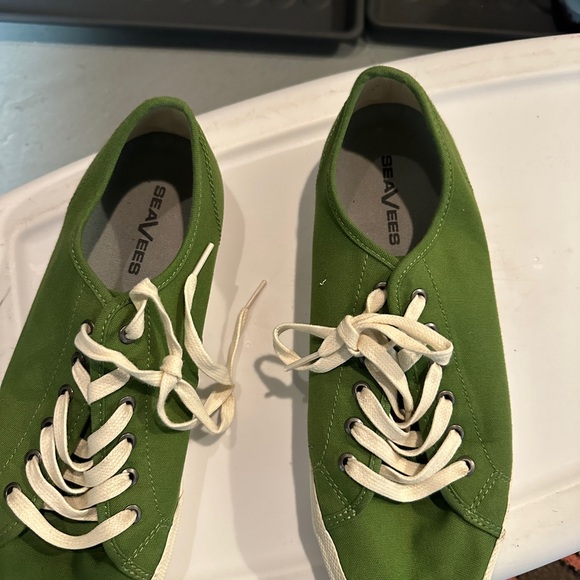 Seavees Women's SF Monterey Classic Lace Up Canvas Sneaker Cactus Size 10 - Picture 7 of 9